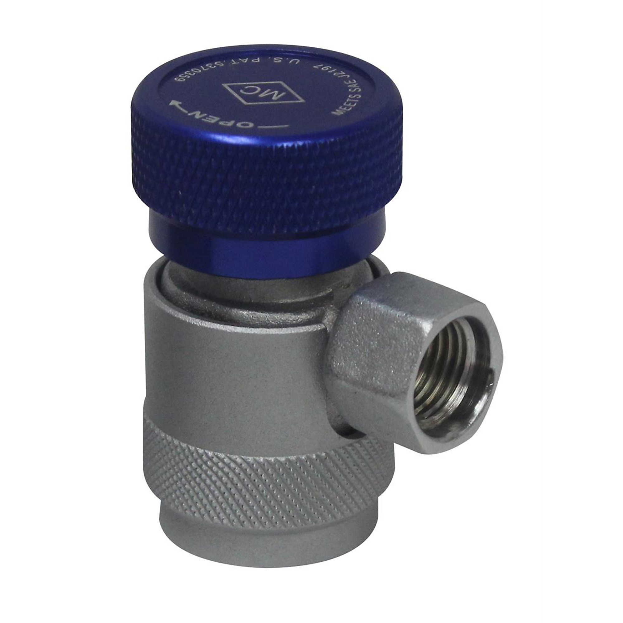 Mastercool Safety Lock Low Side R134A Coupler — Heavy Duty, Low Loss Refrigerant, Model# MSC82934-SL